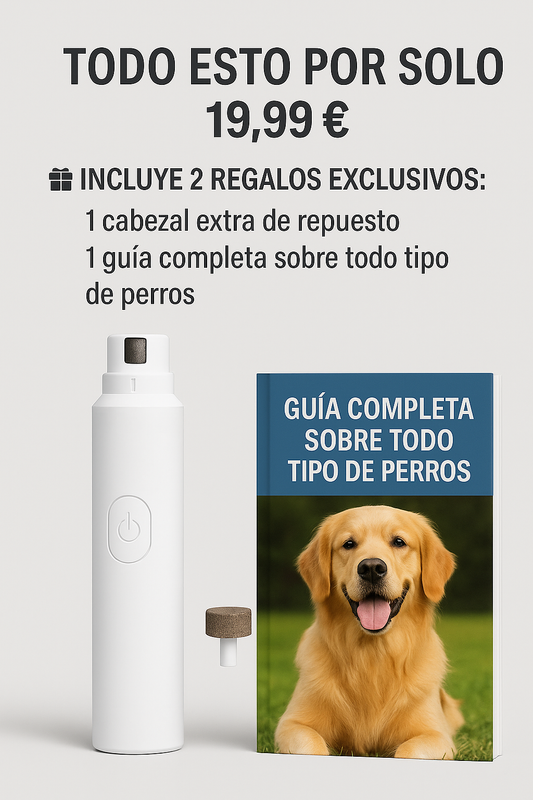 🐾 Cortauñas Eléctrico Profesional para Perros y Gatos